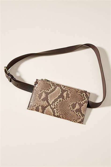 snake belt bag